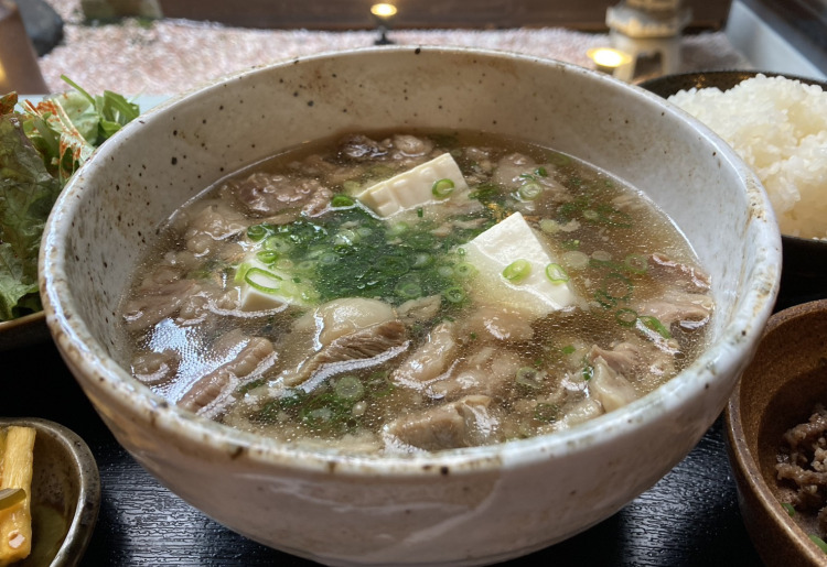 黒毛和牛 肉吸い豆腐(Kuroge Wagyu Beef Soup with Tofu)