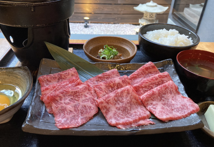 黒毛和牛すき焼き御膳（Wagyu Sukiyaki Set Meal）
